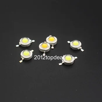 

Lot 10 20 50 100pcs 1W 3W White Warm White Cold White 200~260LM LED CHIP Bulb Light Lamp 3000k 4500k 10000k 20000k 30000k