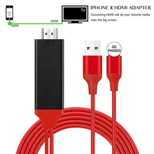 Tv Stick 1080P Full-HD HDMI Mirroring Airplay кабель HD tv кабель для IOS смартфон HDMI USB проводной для серии iPhone
