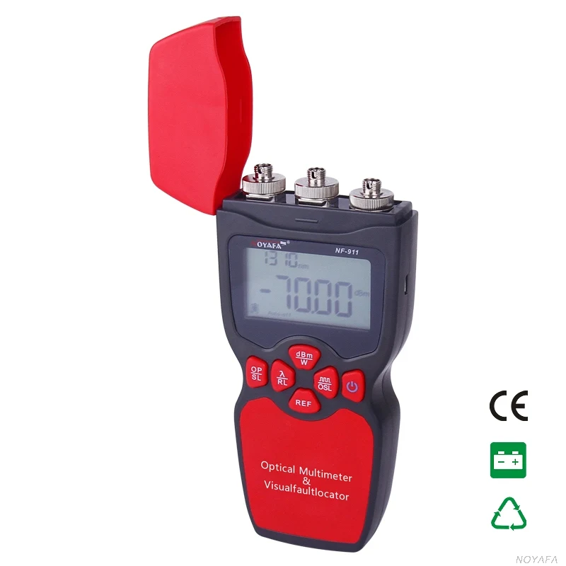 

NOYAFA NF-911C 3-in-1 Optical Multimeter Optical Power Meter Light Source Visual Fault Locator Cable Tracker Network Tools