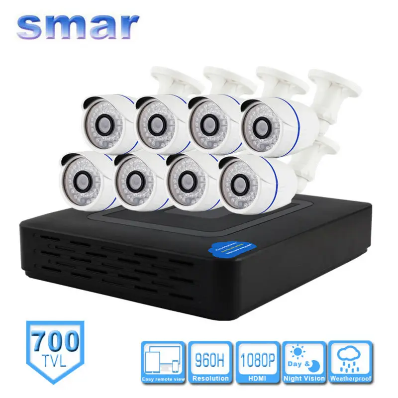 bilder für Smar h.264 8 kanal 960 h d1 cctv dvr überwachung sicherheit System 700TVL IR Außen Analogen Kamera Kit Kunststoffschale Heißer verkauf bilder für Smar h.264 8 kanal 960 h d1 cctv dvr überwachung sicherheit System 700TVL IR Außen Analogen Kamera Kit Kunststoffschale Heißer verkauf