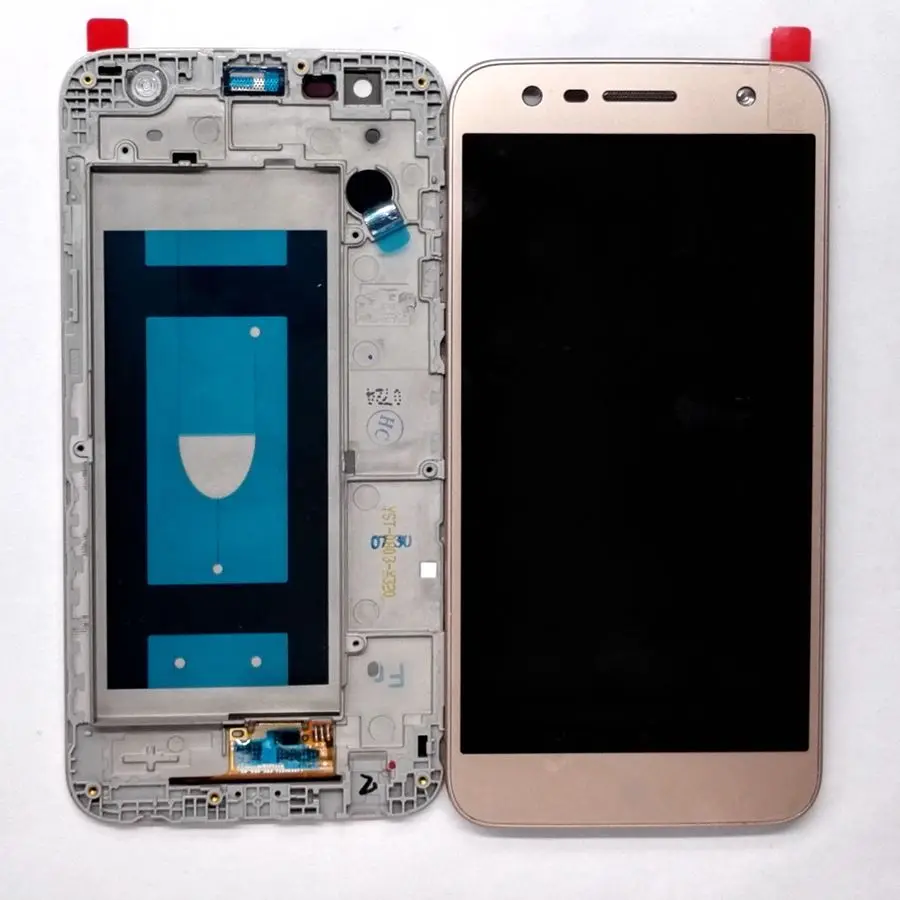 Beste Voor LG X Power 2 M320 X power2 Lcd scherm + digitizer Touch Glas Frame assembly Vervanging Pantalla volledige