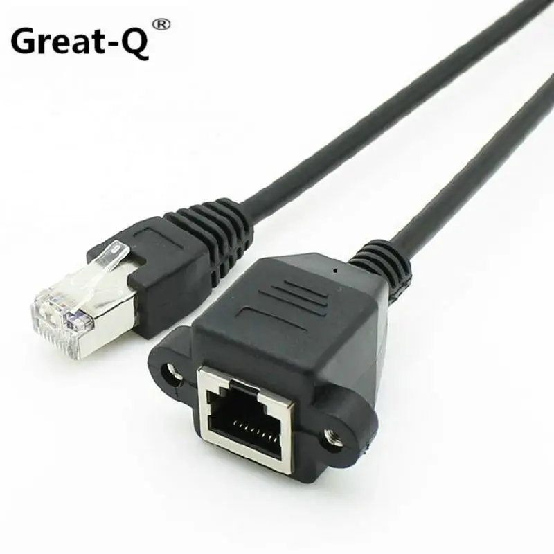 Great Q высокое качество RJ45 RJ 45 8P8C кошачий 6 Cat6 штекер гнездо Lan Ethernet Сетевой