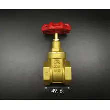 Латунные задвижки DN25 " BSPP Женский 16Bar рабочих Давление Порты и разъёмы Размеры 22,5 мм