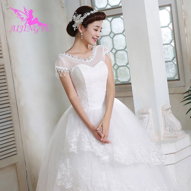 

AIJINGYU dresses plus size party wedding dress 2018 bridal WU158
