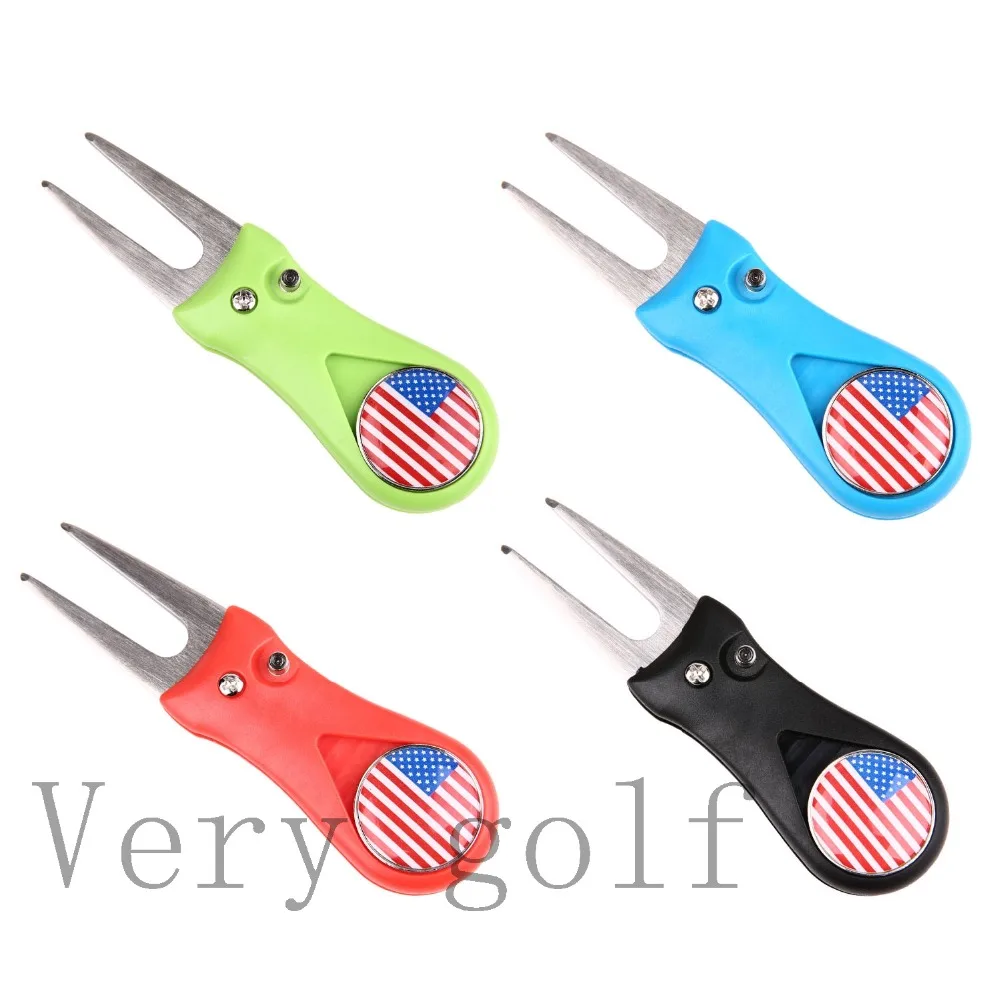 

Free Shipping Genuine Golf Training Aids Golf Accessories Putting Green Fork Metal Ball Fork