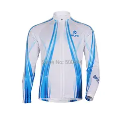 ДОНЕН Лидер продаж Длинные Велоспорт трикотаж белый команды велосипед/MTB Костюмы/куртка/футболка для человека велосипедная форма