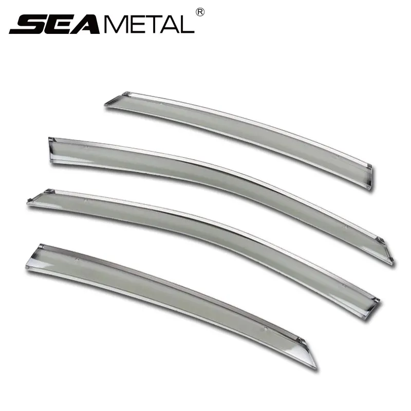 

4pcs/lot Car Styling Awning Shelter Rain Sun Window Visor For KIA Sportage 2011 2012 2013 2014 2015 Stickers Accessories Shield