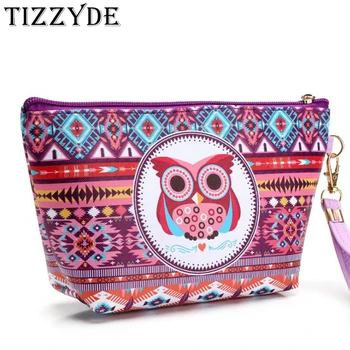 

Owl cosmetic bag Women Cartoon Printing Travel Necessarie Organizer Toiletry Bag Portable Makeup Bag JXY237