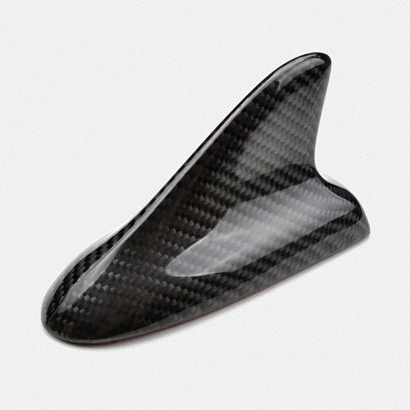 Universal Car Shark Fin Antenna Roof Shark Aerial Real Carbon Fiber