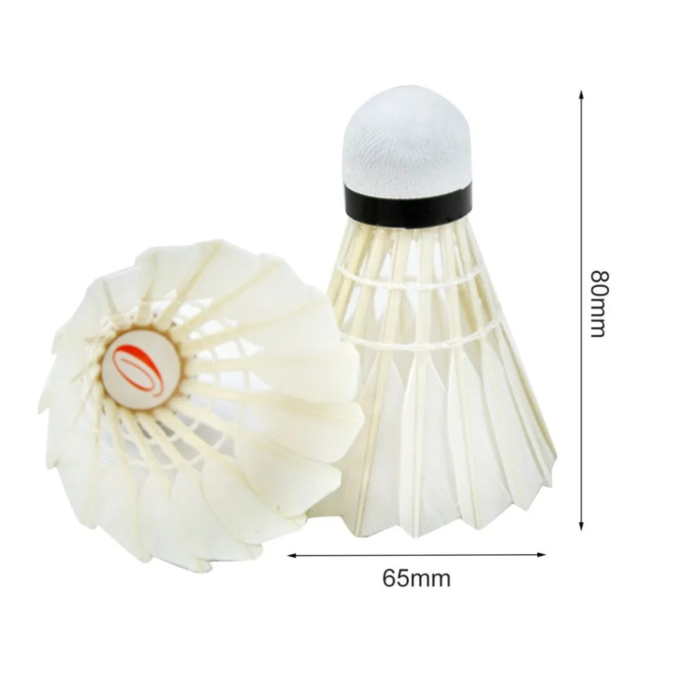 Venta caliente 3 unids/lote bádminton volante de pluma de ganso Badminton bolas deportes al aire libre bádminton Accesorios Venta caliente 3 unids/lote bádminton volante de pluma de ganso Badminton bolas deportes al aire libre bádminton Accesorios