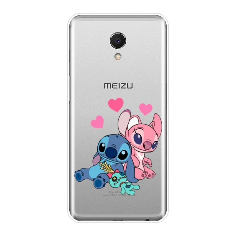 TPU силиконовый чехол для телефона для Meizu M6 M6S M6T M5 M5C M5S M3 M3S M2 Забавный Kawaii стежка Мягкий чехол для задней крышки для Meizu M6 M5 M3 M2 Примечание