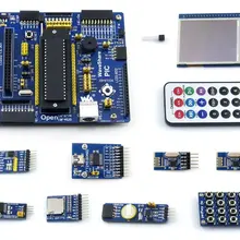 ПИК совета pic18f4520-i/p PIC18F4520 8-бит RISC платы пик развития+ 11 аксессуар Наборы = WaveShare open18f4520 вышивка Крестом Пакет A