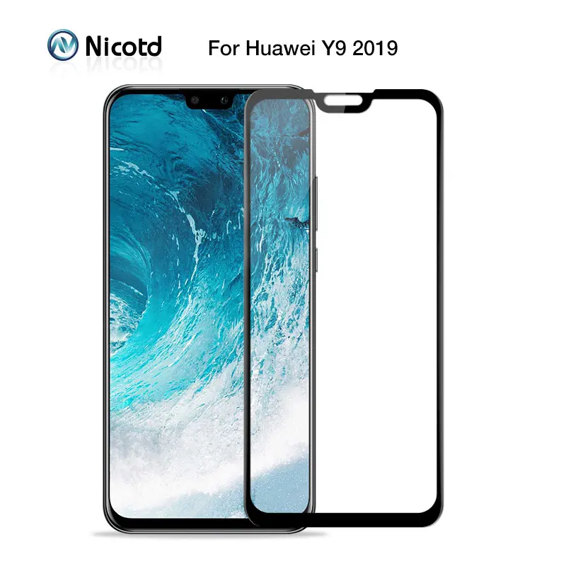 

2.5D 9H Glass For Huawei Y9 2019 Screen Protector Full Coverage Tempered Glass Film For Huawei Enjoy 9 Plus 6.5 inch Glass Film