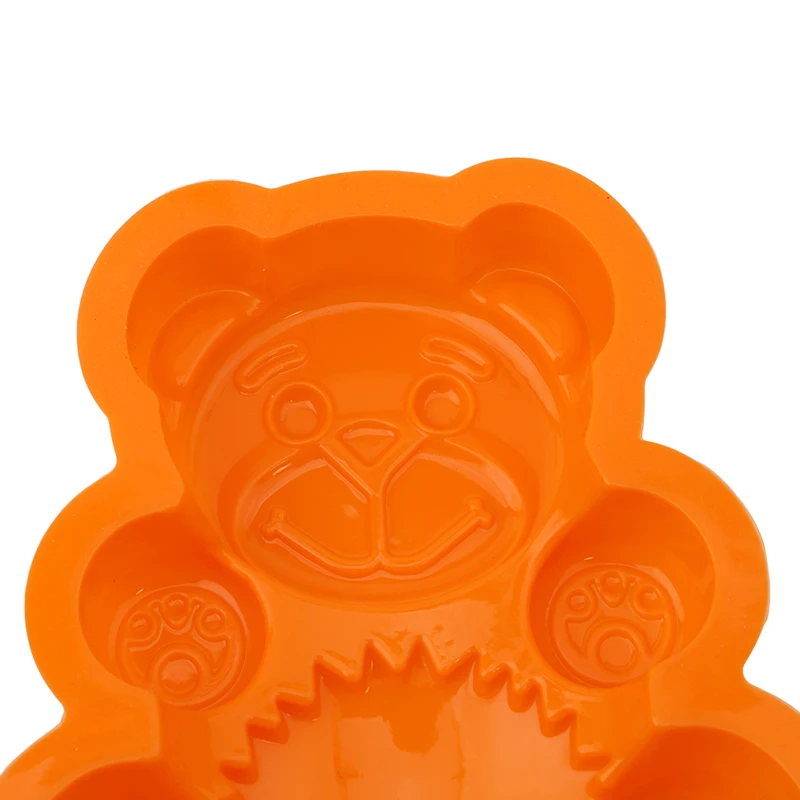 Милый Медведь Форма торт DIY плесень Силиконовая форма выпечки инструменты мультфильм форма для выпечки модные аксессуары для кухни и бара