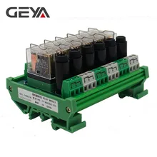 GEYA NGG2R Din Rail 6 Channel Relay Module with Fuse Protection Ormon Relay PLC Price GEYA NGG2R Din Rail 6 Channel Relay Module with Fuse Protection Ormon Relay PLC Price
