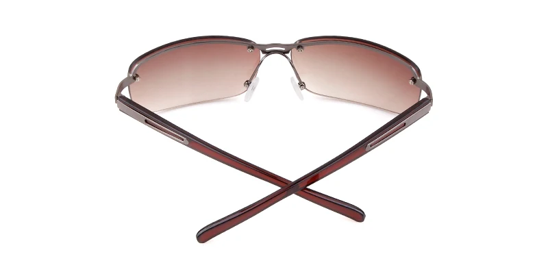 Винтажные квадратные женские солнцезащитные очки с металлической оправой, женские солнцезащитные очки без оправы, ретро бренд, сплав, очки для ног, Gafas de sol feminino