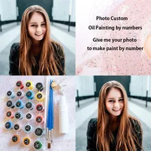 Индивидуальная фотография на заказ DIY картина рисунок по номерам холст Раскраска по номерам Акриловая масляная краска картины по номерам