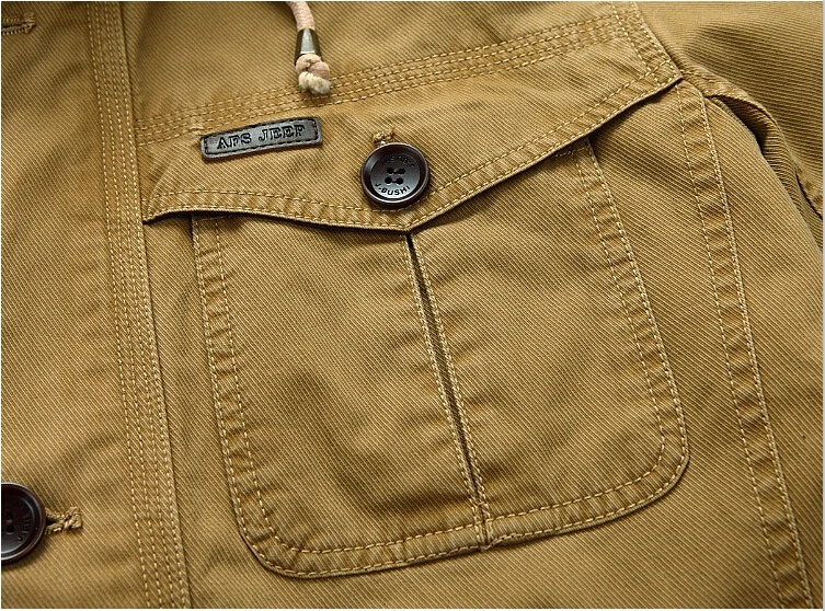 Casual Jaqueta Tactique Hommes Militaire Army kaki Montant Manteau Marque Marque Cargo Green 2017 Masculina Coton Veste vêtements Col qVGLzpSUM