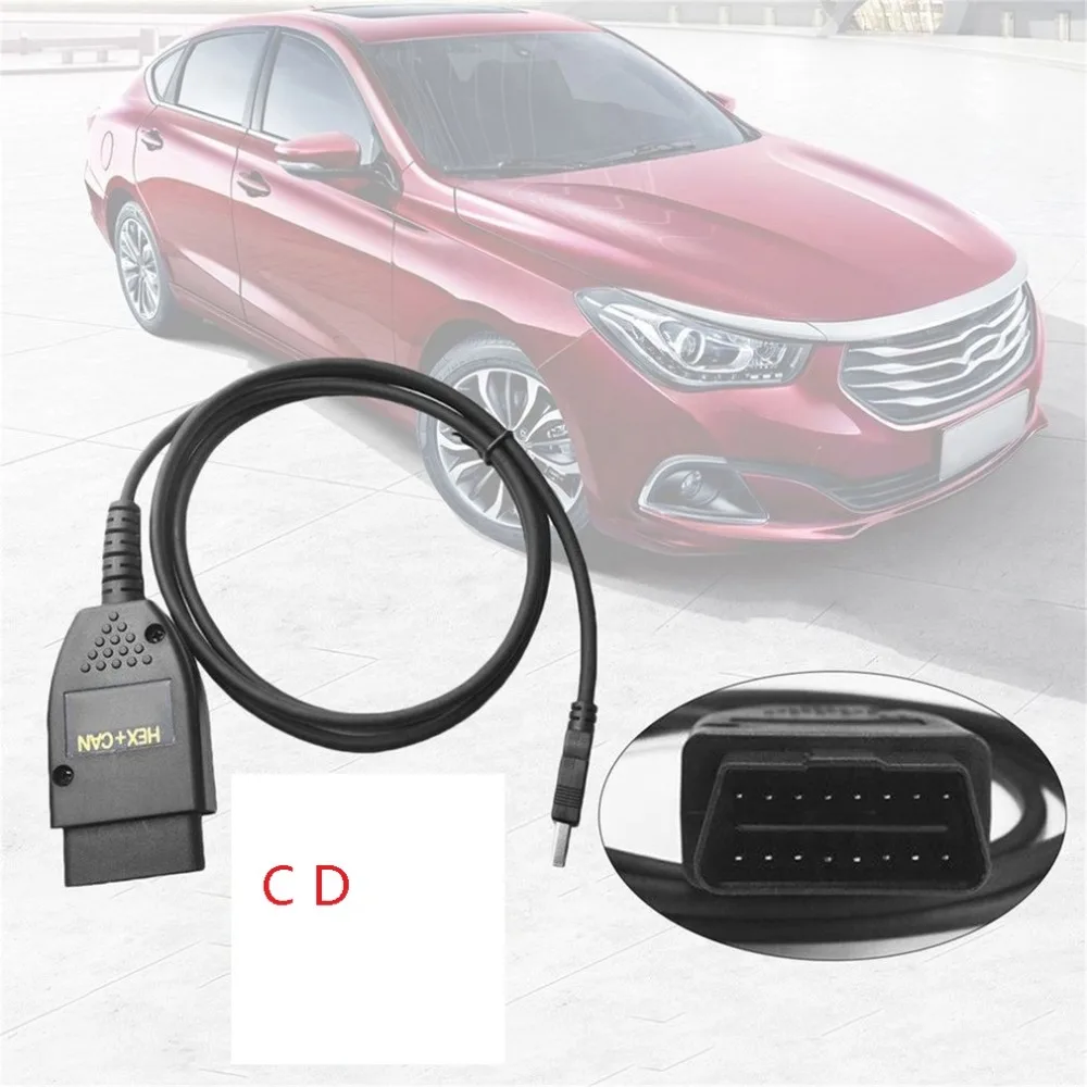 

New hot VAG 17.1 VAG 17.1.3 VAG 17.1 HEX+CAN USB Interface Car Auto Fault Diagnosis Wire (German/English) with CD software