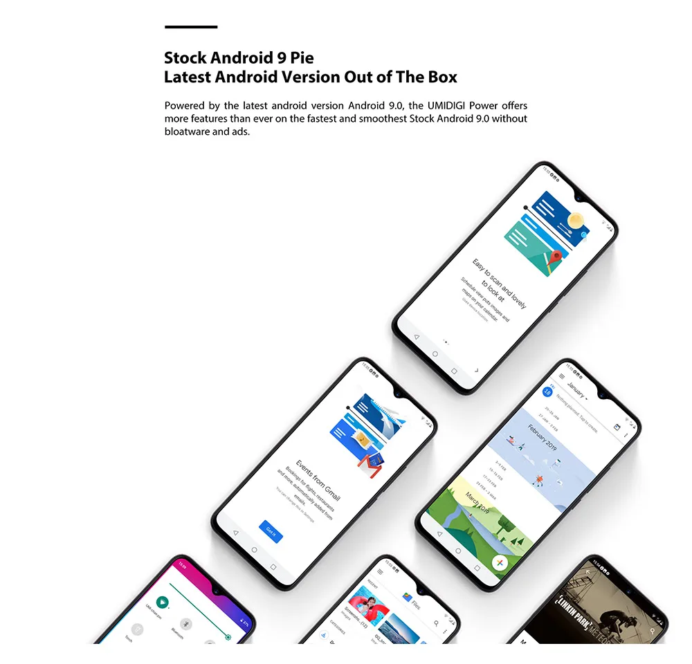 UMIDIGI power Android 9,0 5150 мАч Батарея 16 Мп+ 5 Мп камера 18 Вт 6,3 'FHD+ экран с каплями воды 4 Гб ram 64 Гб rom смартфон Helio P35