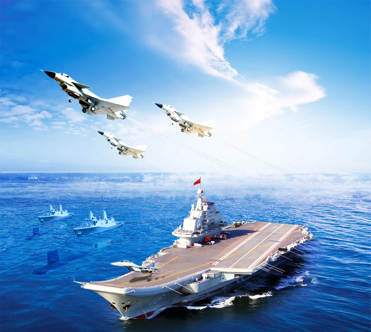 1:2000 имитационная модель, модель авианосца из сплава, звук и светильник, военные суда, авианосец, военный корабль