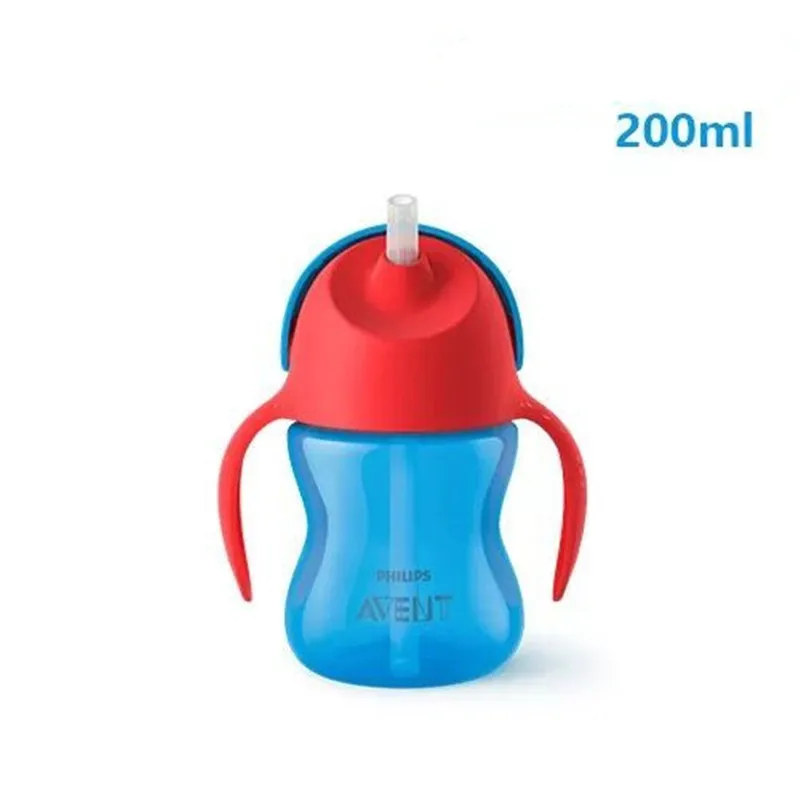 Harga AVENT 200 Ml 7 Oz Bpa Gratis Lucu Jerami Bayi Cangkir Anak anak Botol Air Balita Sippy Cup untuk 9 bulan + Bayi Perjalanan Sekolah