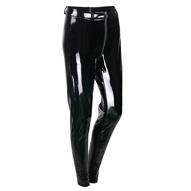 CHICEVER брюки из искусственной кожи с высокой талией для женщин брюки карандаш Feamle черные Большие размеры повседневные длинные брюки модные новые