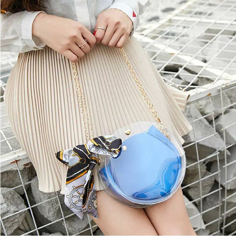 

2019 Crossbody bags for Women PVC Transparent Clear Shoulder Bag Tote Summer Beach Girl Handbags Fashion Ladies hand bags