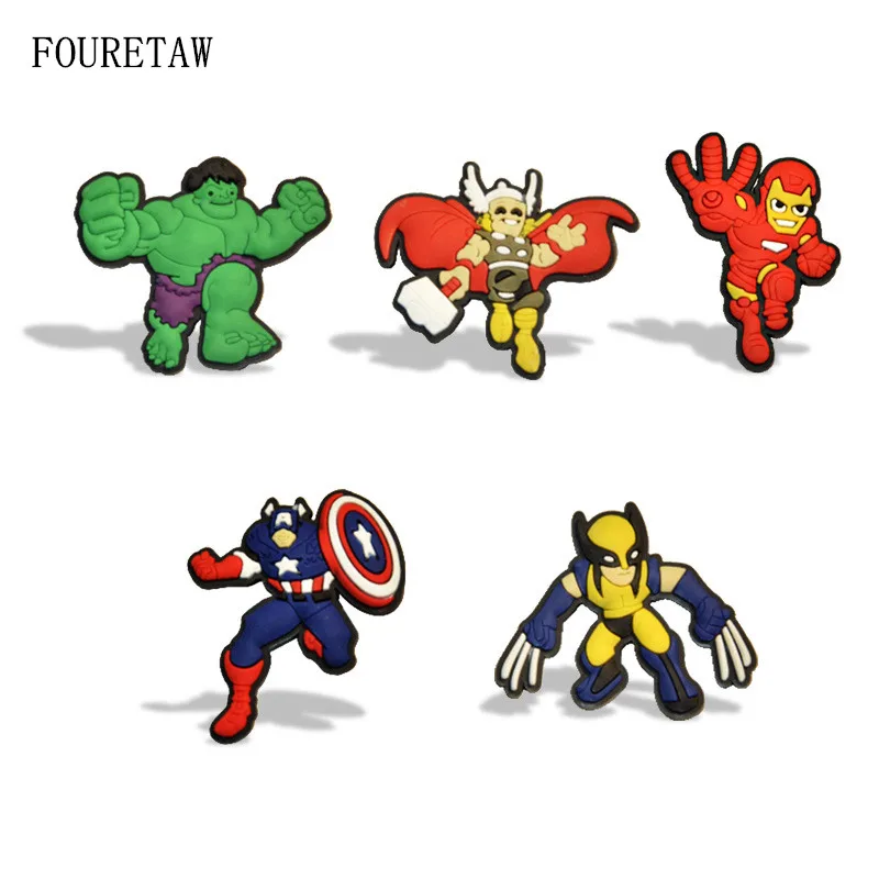 Цельнокроеное платье FOURETAW мультфильм Super Hero Kawaii Железный человек Халк Тор