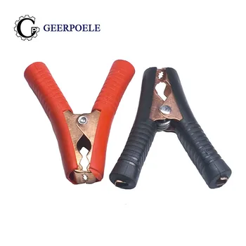 

2 pcs/lot 90mm Battery 100A Iron Alligator Clips Copper Plating Meter For Testing Probe Crocodile Clip Electrical Clamp