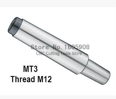

Reducing Drill Sleeve MT3 to B18 Morse Taper Shank Drill Chuck Arbor Drilling Lathe Machine Capacity 3-16mm End Thread 12mm