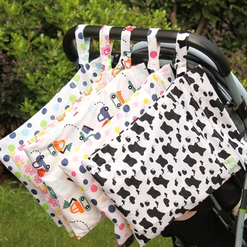

Polyester Bed Hanging Storage Bag Cart Bag Baby Crib Organizer 30*40cm Storage For Newborn Bedding Set