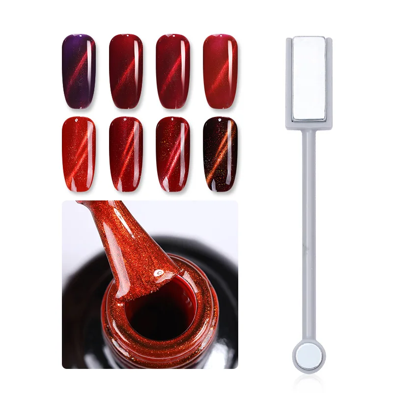 

1Pc Double-edged Cat Eye Strong Magnet Slice 3D Effect Magnetic Stick for UV Gel Polish Manicure Nail Art Tool