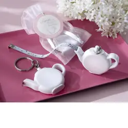 100 шт. свадебной и подарок Любовь заварочный чайник измерительная Клейкие ленты брелок вечере сувенир wa2055