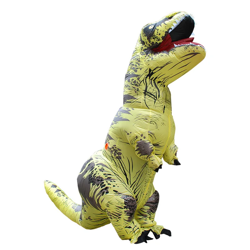 Надувные уличные игрушки T-Rex, 5 цветов, 180 см/220 см, гигантские, для взрослых и детей, костюмы для косплея динозавра, вечерние костюмы на Рождество и Хэллоуин