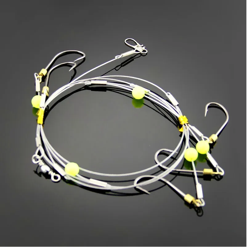 

Quality special design explosion 1pcs/set spinner hooks string Capture ability setfishing lure fishing line connector tackle box