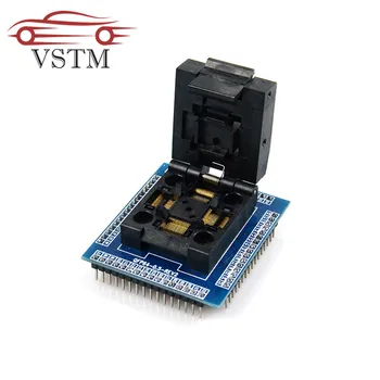 

2019 Newly U Type QFP64 TQFP64 LQFP64 socket adapter IC test socket programmer qfp64 socket tqfp64 lqfp64