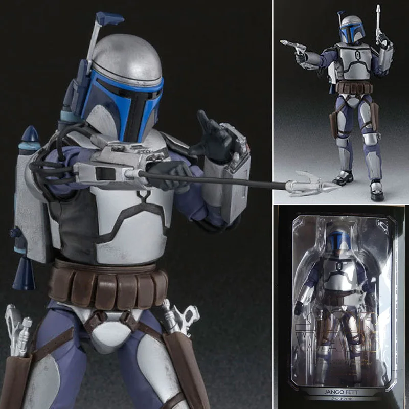 Figuarts K-2SO Дарт Мол Джанго фетс Клон Trooper Phase I II ПВХ фигурка игрушка кукла - Цвет: Jango Fetts no box