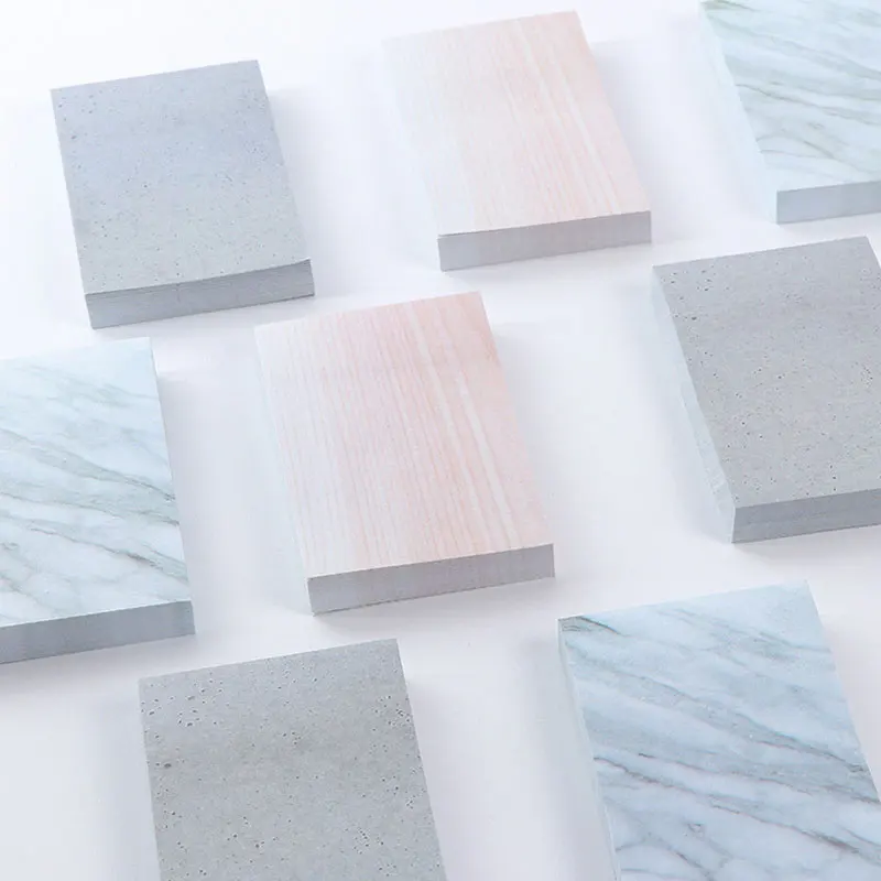 

1 pcs 80 sheet Creative Stone texture memo pad paper Postnotes sticky notes notepad kawaii stationery school supplies kids gift