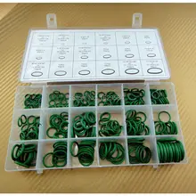 270 шт Набор для кондиционера автомобиля HNBR уплотнительные кольца для автомобиля авто ремонт автомобиля резиновые кольца набор инструментов аксессуары 18 размеров