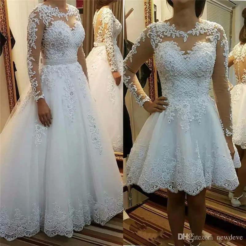 sheer-long-sleeve-2018-wedding-dresses-detachable-skirt-vestido-de-noiva-illusion-lace-appliques-bridal-gowns (1)