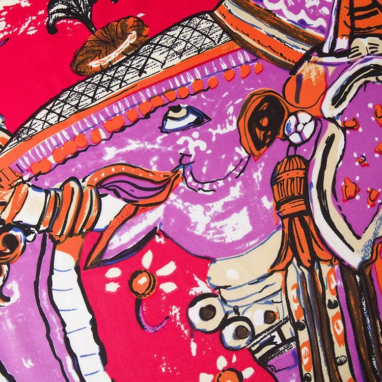 2016100cm*100cm New Arrival Twill Silk Women Scarf Tailand National Wind Elephant Printed Hijabs High Quality Shawls 8 2016100cm*100cm New Arrival Twill Silk Women Scarf Tailand National Wind Elephant Printed Hijabs High Quality Shawls 8