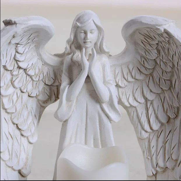  Wedding Gift European Home Decorations Practical Living Room Bedroom TV Cabinet Ornament Angel Elec - 33048239210