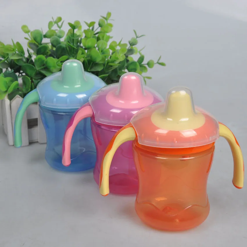 

Brand Baby Feeding Bottle Kids Water Milk Bottle Soft Mouth Duckbill Sippy Infant Training Baby feeding Bottles Cups for Babies