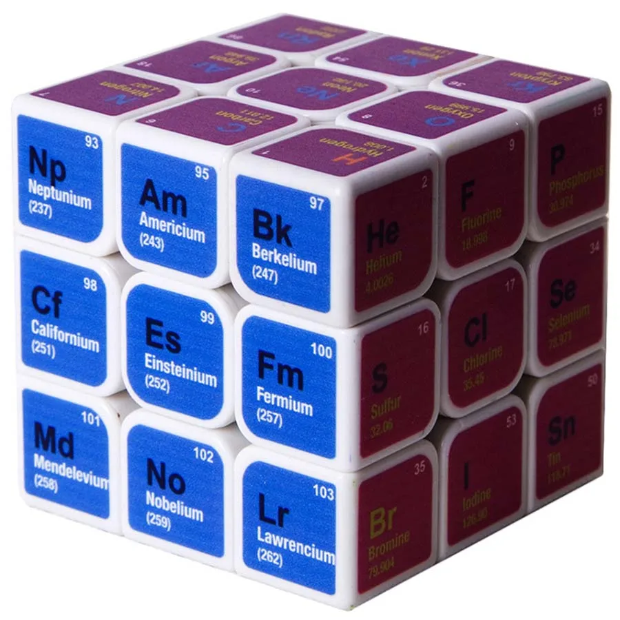 Волшебный куб 3x3x3 головоломка элемент химия обучение Neo Magico Cubo Обучающие игрушки