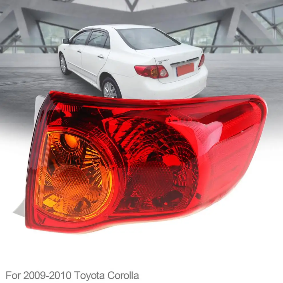 

Waterproof Durable Rear Brake Lamp Taillight Outer Right Driver-side Car Tail Light Right for 2008 2009 2010 Toyota Corolla
