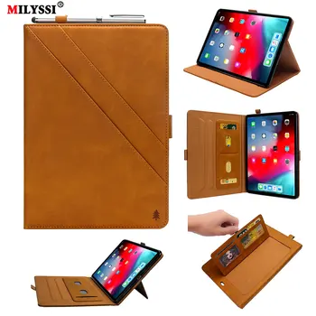 

Flip Case For iPad Pro 12.9" (2018) Smart Cover Funda For New iPad Pro 12.9 inch 2018 Ultra Slim Stand Skin Shell +Film+Pen
