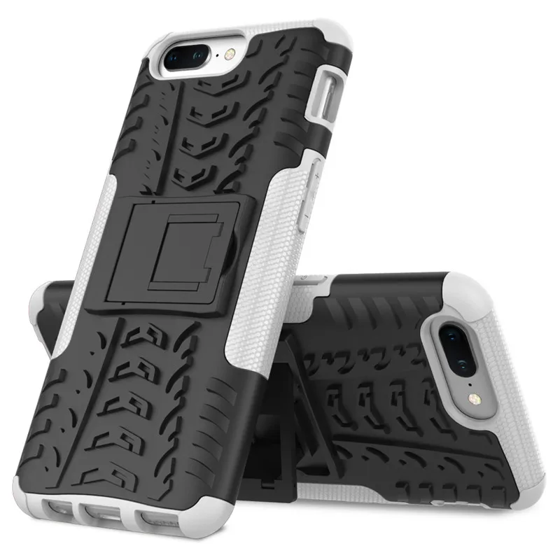 OnePlus 5 Case Tire Tough Rugged Dual Hybrid Hard Stand Duty Armor Phone Case For One Plus Five A5000 TPU+PC Fundas Capa w Stand (9)