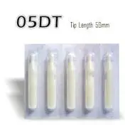 50 шт белые короткие одноразовые татуировки советы 5DT стерильные Ассорти пластиковые татуировки трубки