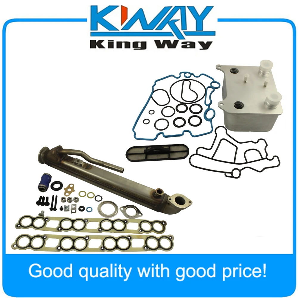 Upgraded oil cooler kit egr cooler kit for ford 6 0l powerstroke